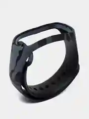 Серый силиконовый ремешок для Xiaomi Mi Band 3 и Mi Band 4 с принтом камуфляж