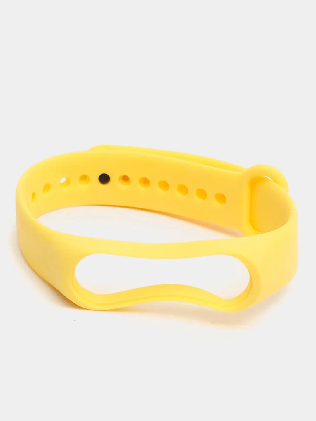 Желтый силиконовый ремешок для Xiaomi Mi Band 3, Mi Band 4, ми банд 3/4