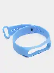 Голубой силиконовый ремешок для Xiaomi Mi Band 3, Mi Band 4, ми банд 3/4
