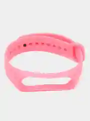 Розовый силиконовый ремешок для Xiaomi Mi Band 3, Mi Band 4, ми банд 3/4