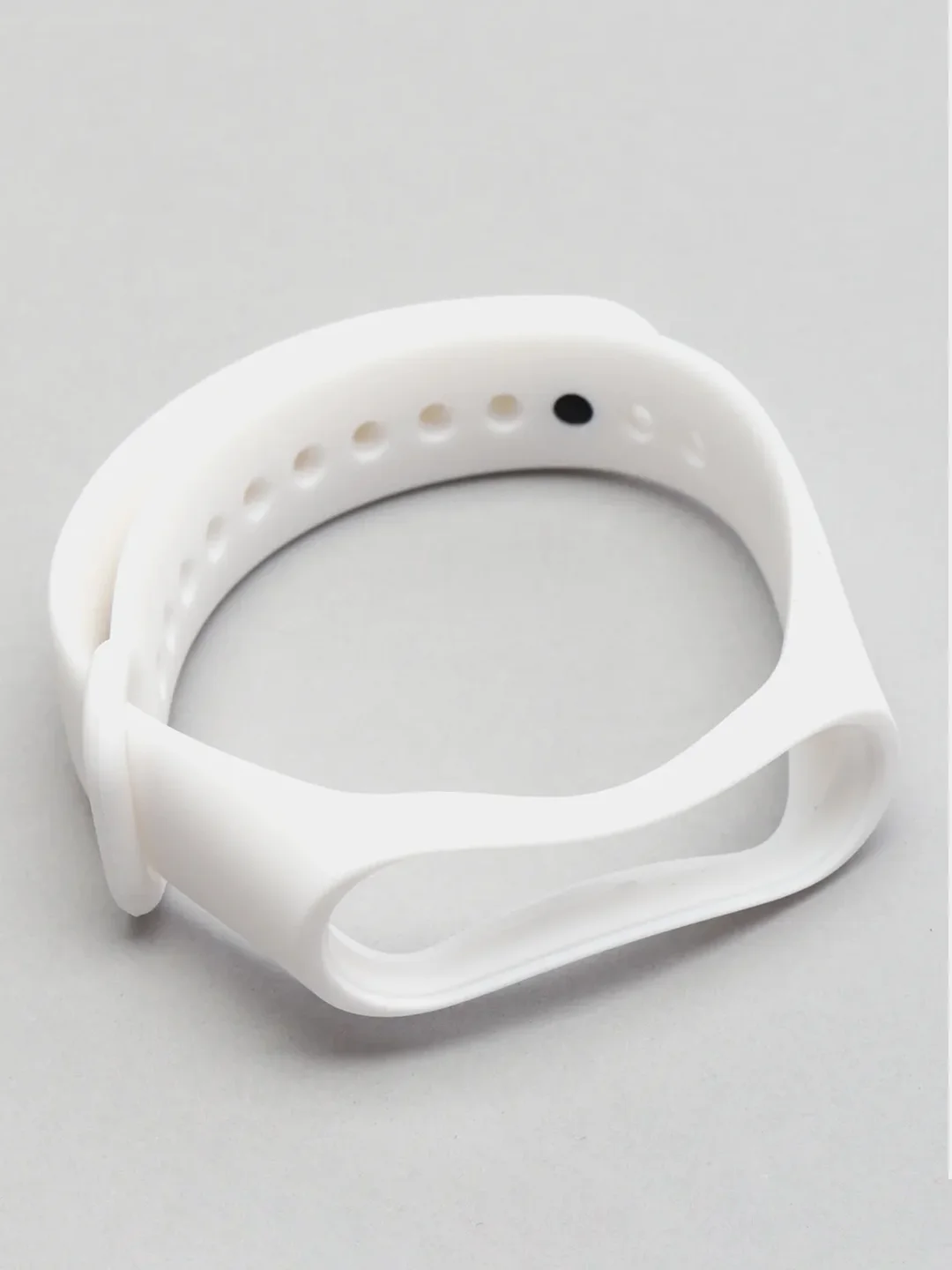 Белый силиконовый ремешок для Xiaomi Mi Band 3, Mi Band 4, ми банд 3/4