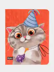 Горчичный блокнот А6 80 листов. Скетчбук карманный MeowBook от MyArt. Проф-Пресс