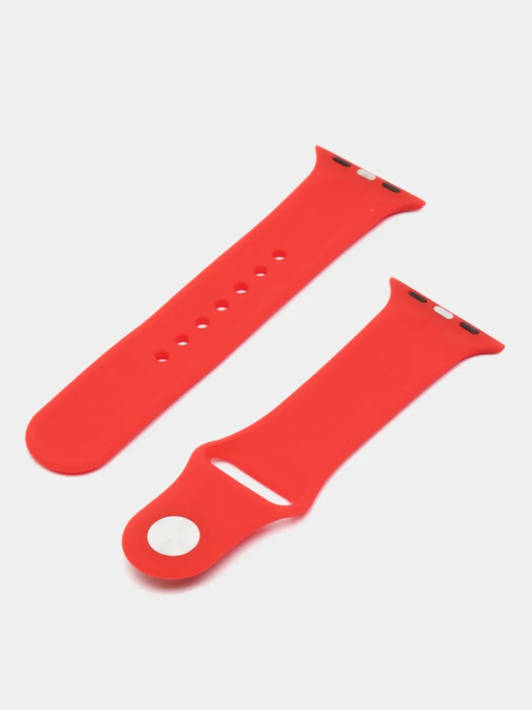 Красный силиконовый ремешок для Apple Watch на 38/40мм и 42/44 мм