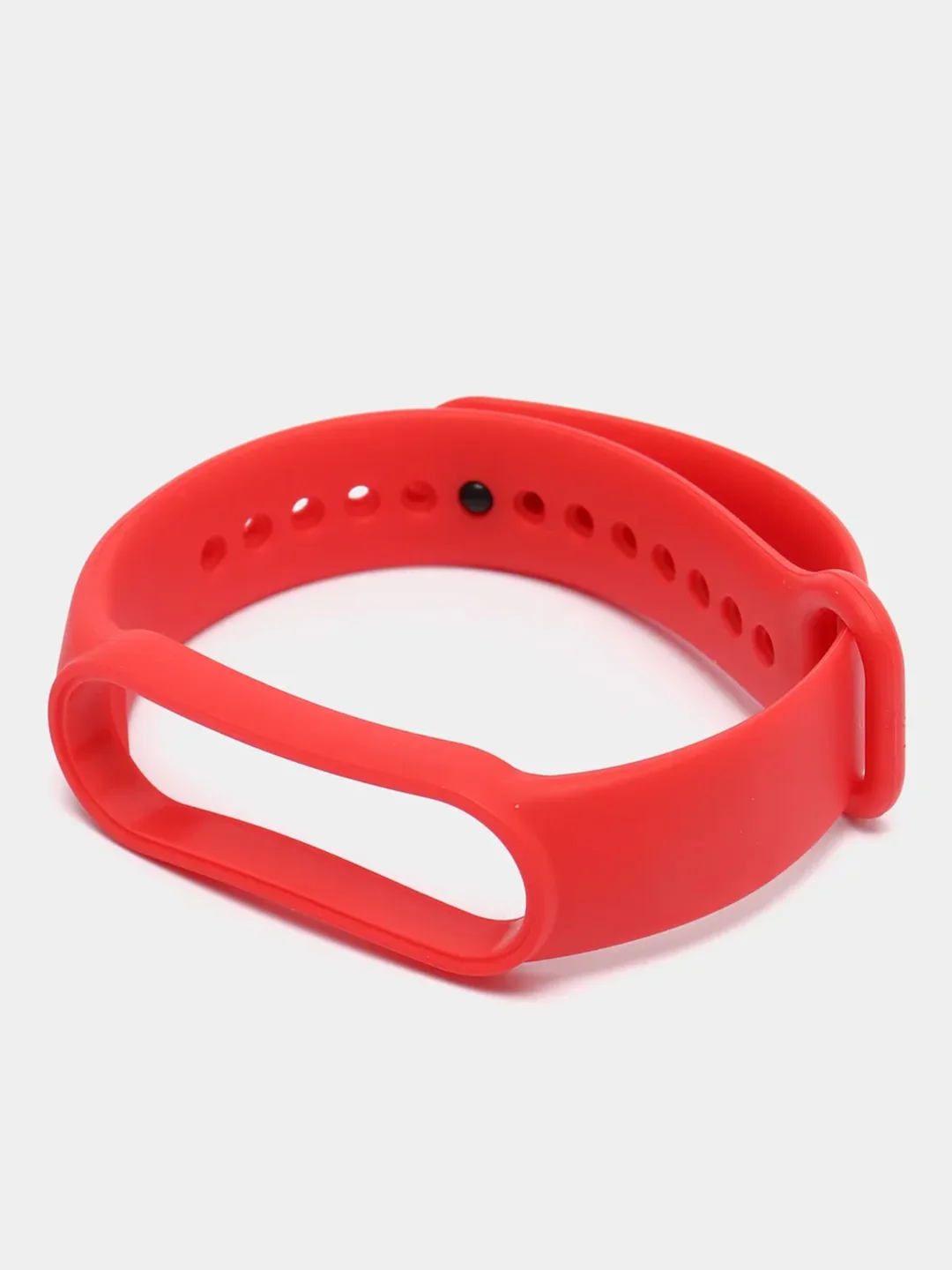 Красный силиконовый ремешок для Xiaomi Mi Band 5 / Mi Band 6