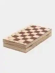 Шашки пластмассовые, с деревянной доской, 290 х 145 х 46