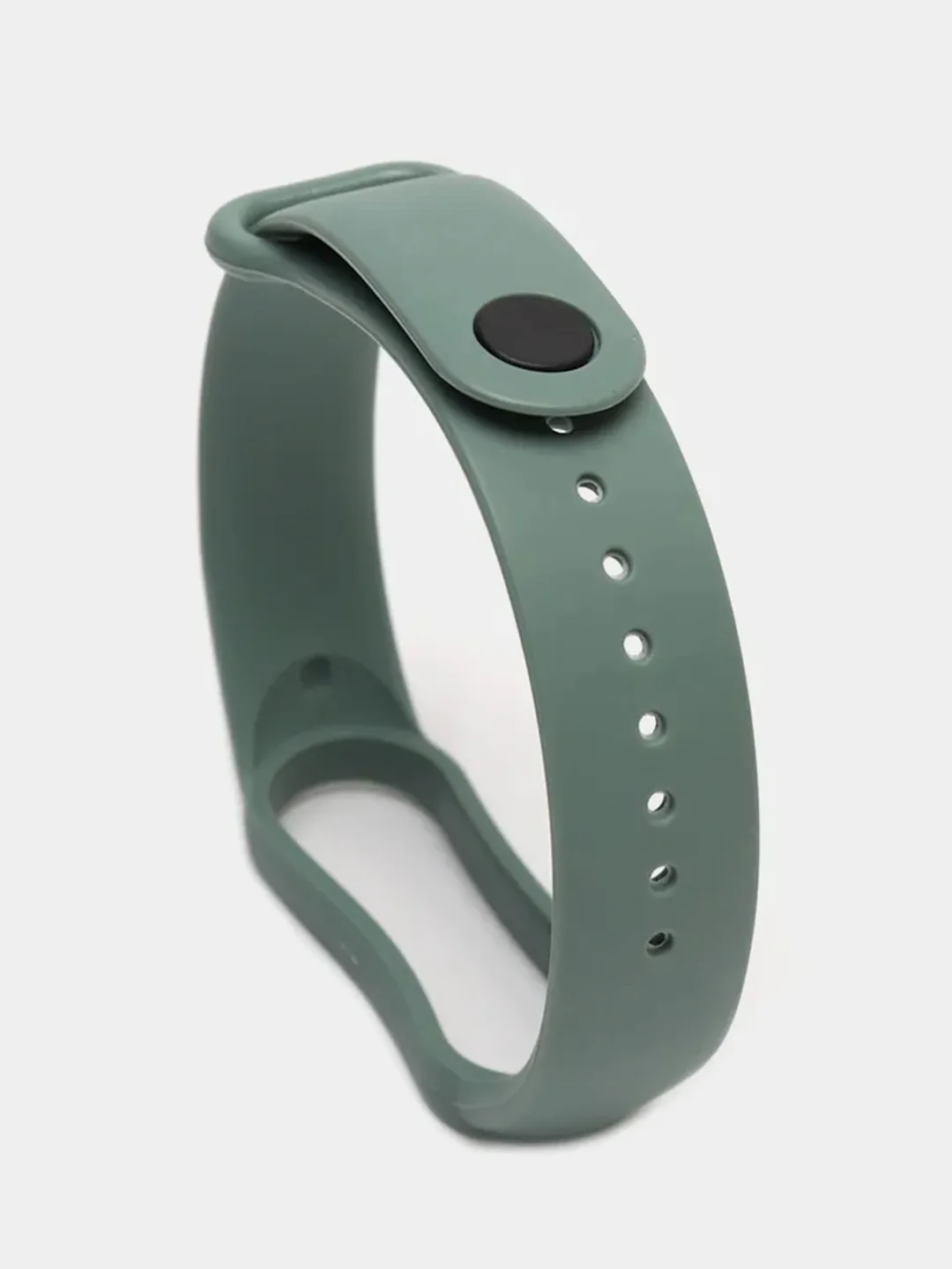 Лесной зеленый силиконовый ремешок для Xiaomi Mi Band 5 / Mi Band 6