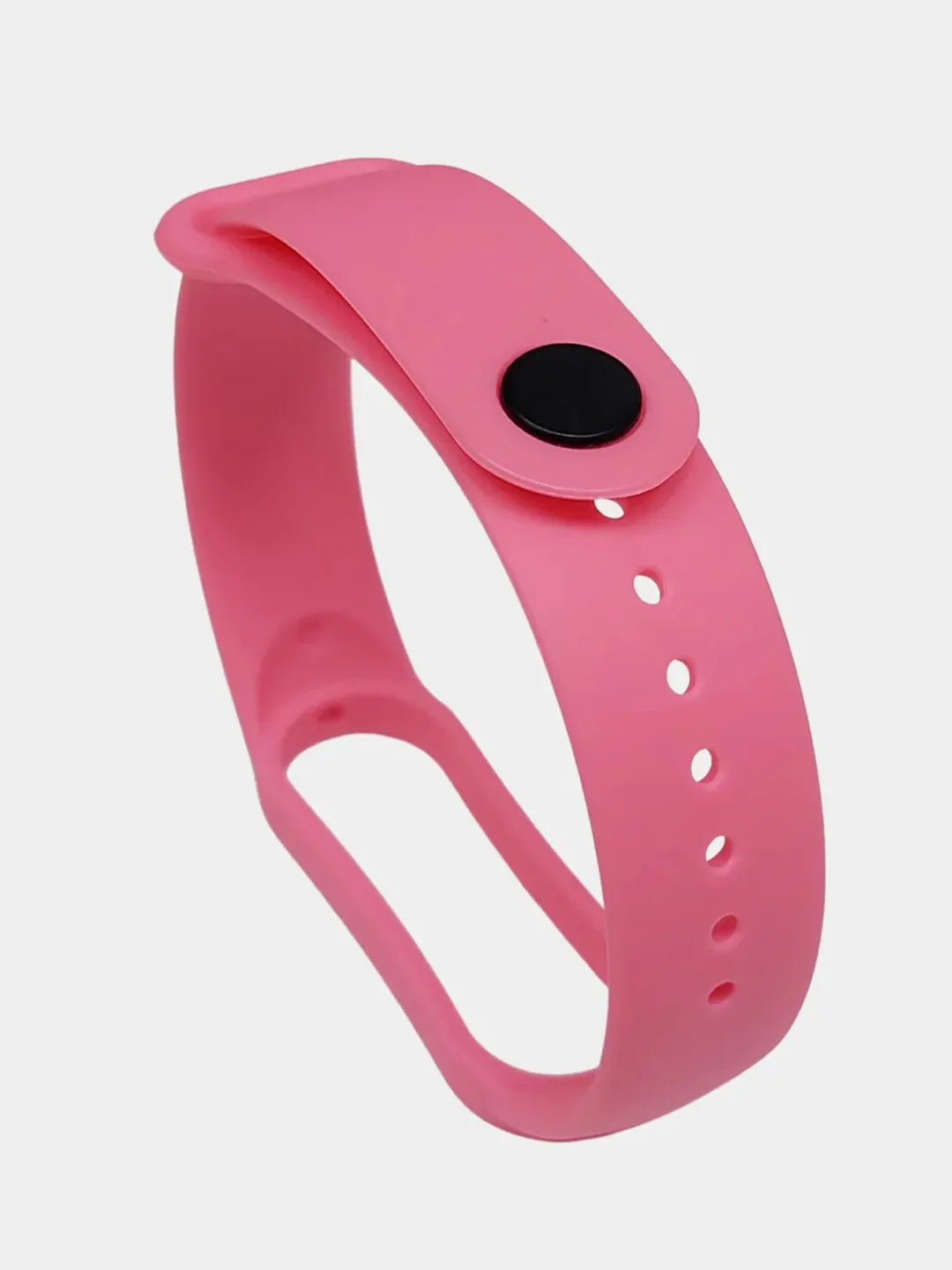 Тёмно-розовый силиконовый ремешок для Xiaomi Mi Band 5 / Mi Band 6
