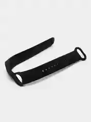 Черный силиконовый ремешок для Xiaomi Mi Band 5 / Mi Band 6