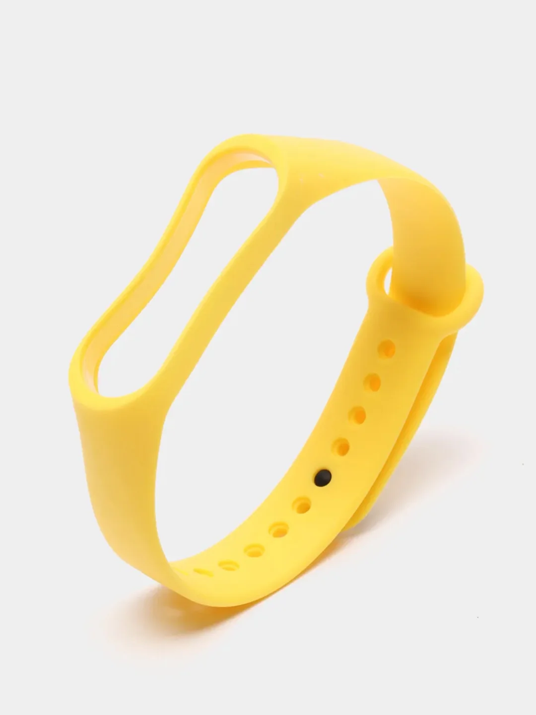 Желтый ремешок силиконовый для Xiaomi Mi Band 3, 4