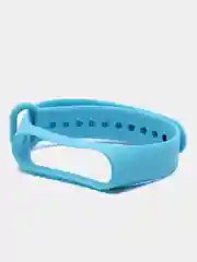 Голубой ремешок силиконовый для Xiaomi Mi Band 3, 4