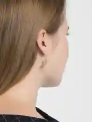 Прозрачный серьги с камнем
