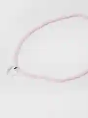 Конфетный колье из бусин с подвеской "Сердце"
