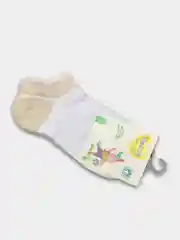 Носки для девочки укороченные, белые, нарядные с люрексом/ для утренника