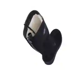 Черный сапоги зимние женские Rieker из натуральной кожи, подкладка-натуральная шерсть с мембраной