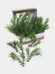 Белый цветы искусственные, зелень