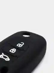 Черный чехол силиконовый для выкидного ключа, Lada Vesta, Lada X-ray (Веста)