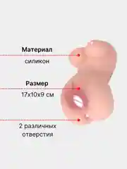Секс игрушка, мастурбатор мужской, силиконовый, секс-кукла