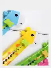 Бирюзовый яркий нож, канцелярский, классический