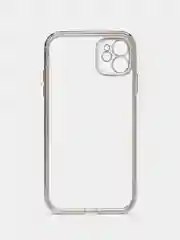 Серебряный чехол для iPhone 7 8 Plus X XS XR 11 12 13 14 15 Pro Max mini айфон про макс