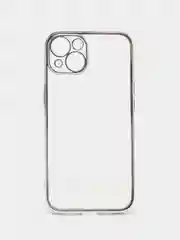 Серебряный чехол для iPhone 7 8 Plus X XS XR 11 12 13 14 15 Pro Max mini айфон про макс