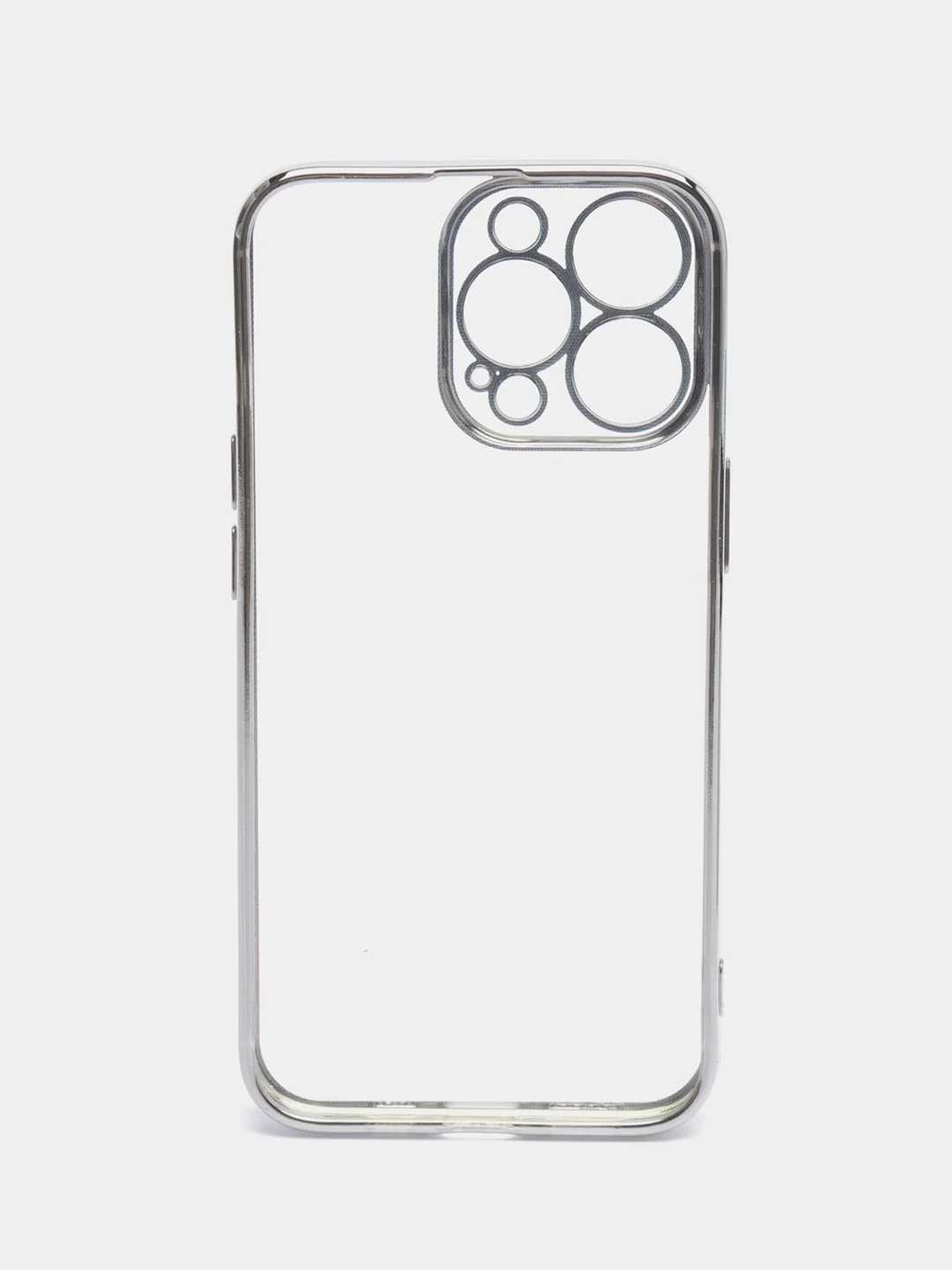 Серебряный чехол для iPhone 7 8 Plus X XS XR 11 12 13 14 15 Pro Max mini айфон про макс