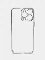 Серебряный чехол для iPhone 7 8 Plus X XS XR 11 12 13 14 15 Pro Max mini айфон про макс