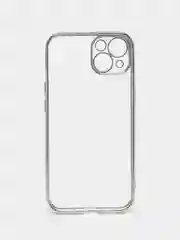 Серебряный чехол для iPhone 7 8 Plus X XS XR 11 12 13 14 15 Pro Max mini айфон про макс