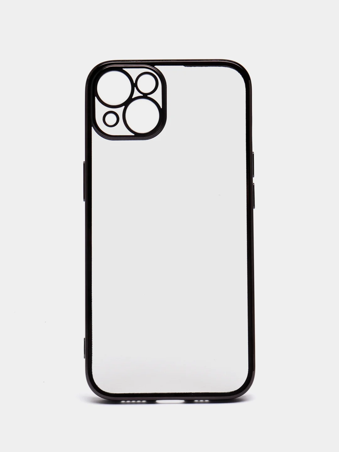Черный чехол для iPhone 7 8 Plus X XS XR 11 12 13 14 15 Pro Max mini айфон про макс