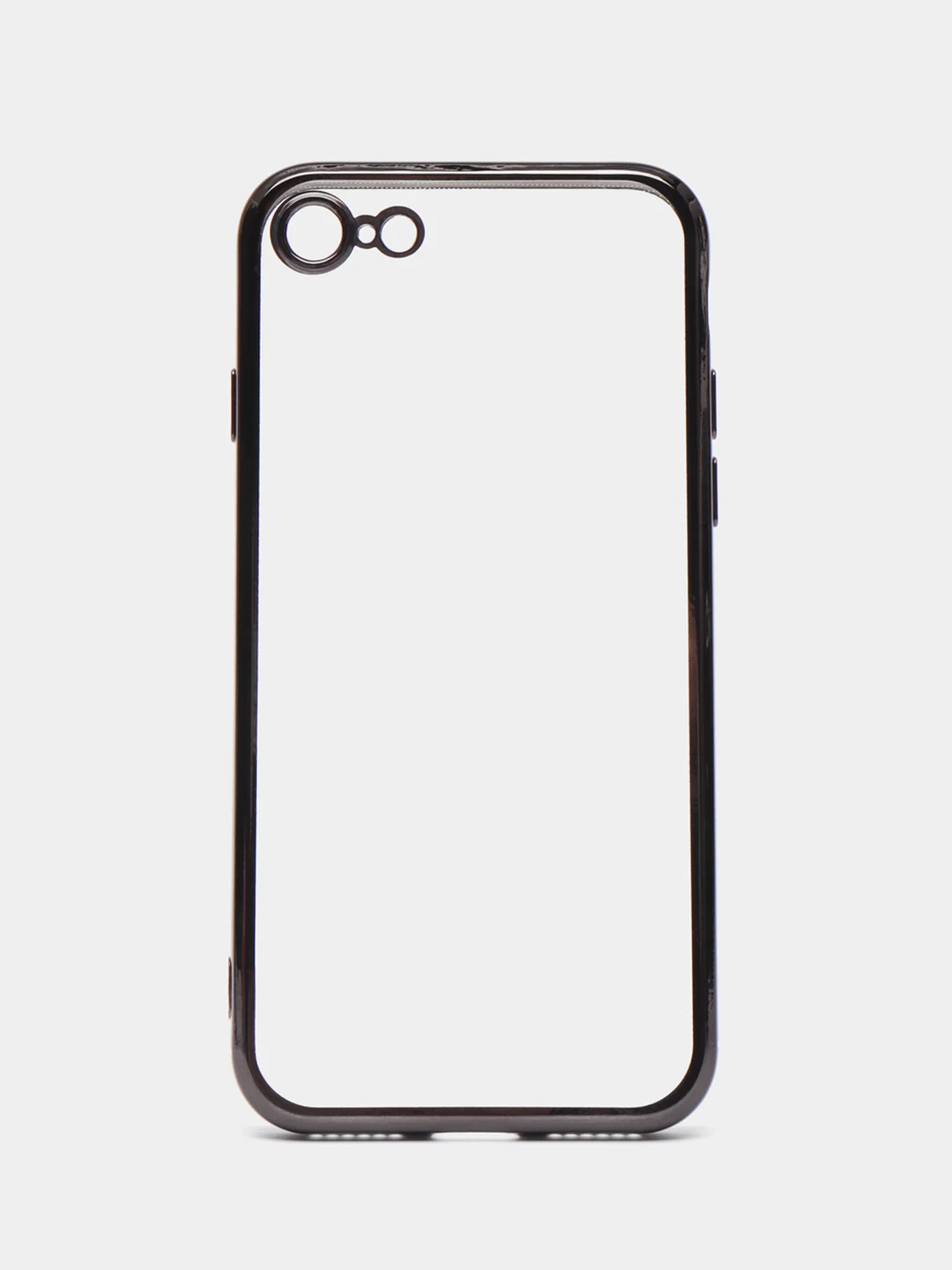 Черный чехол для iPhone 7 8 Plus X XS XR 11 12 13 14 15 Pro Max mini айфон про макс