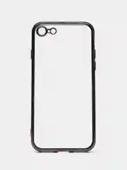 Черный чехол для iPhone 7 8 Plus X XS XR 11 12 13 14 15 Pro Max mini айфон про макс