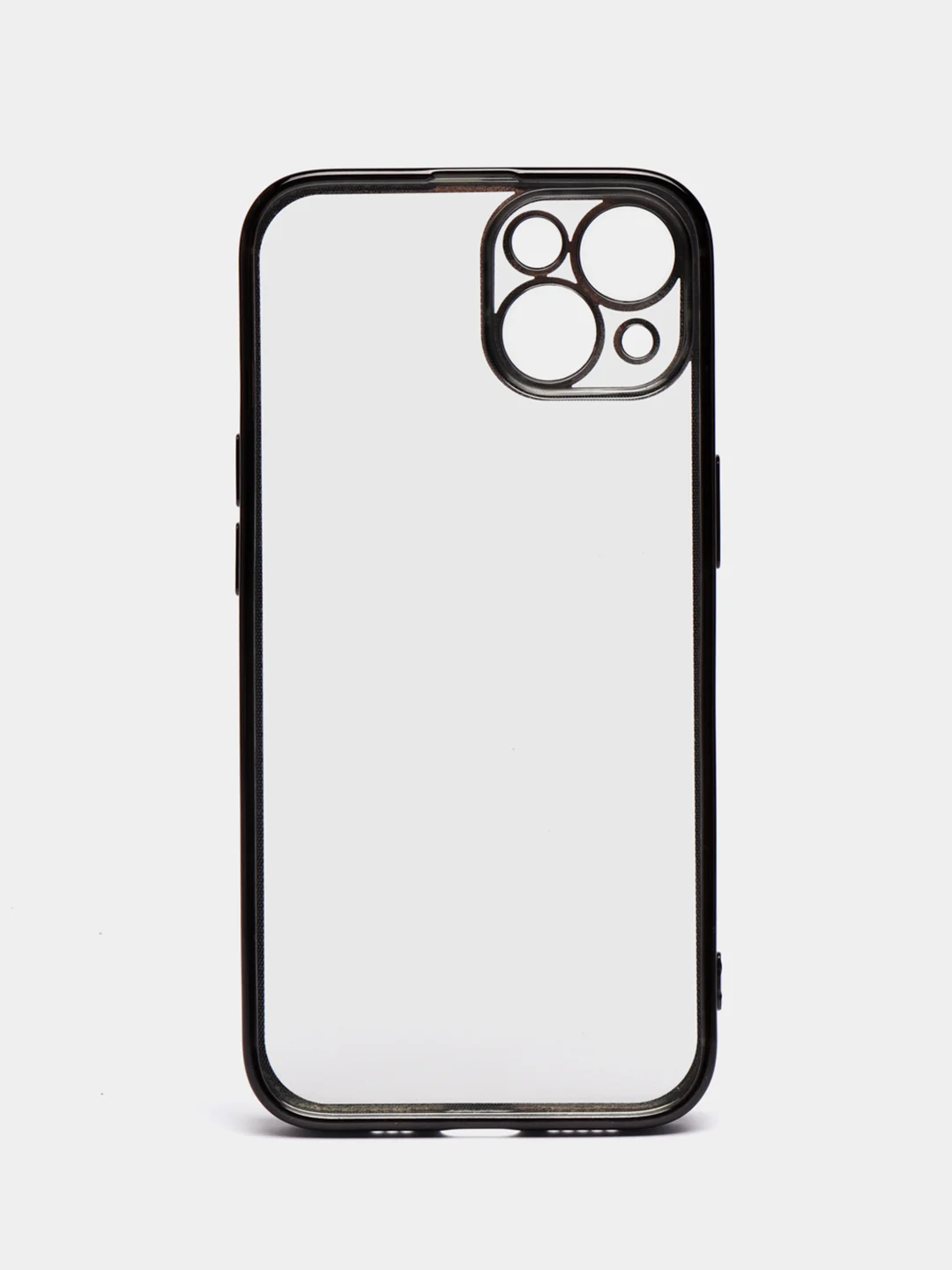 Черный чехол для iPhone 7 8 Plus X XS XR 11 12 13 14 15 Pro Max mini айфон про макс
