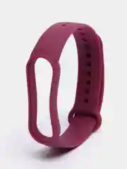Марсала ремешок для Xiaomi Mi Band 5/Mi Band 6, силиконовый