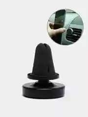Серебряный магнитный держатель для телефона автомобильный, крепление в воздуховод автомобиля, машины