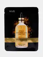 Тканевая маска для лица VEZE gold с гиалуроновой кислотой и 24К золотом