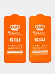 Черный защитное стекло для iPhone 6, 6S, 7, 8, X, XS, XR, 11, 12, 13, Pro Max, Pro, mini, 2 штуки