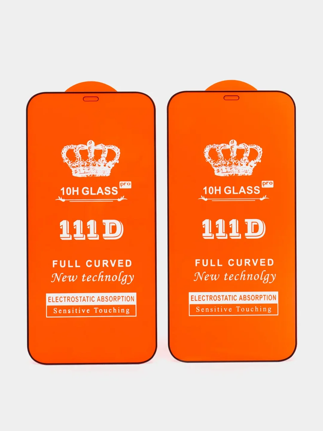 Черный защитное стекло для iPhone 6, 6S, 7, 8, X, XS, XR, 11, 12, 13, Pro Max, Pro, mini, 2 штуки