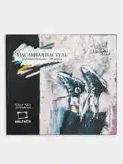 Масляная пастель Малевичъ профессиональная, 24 цвета