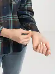 Зеленый рубашка в клетку женская