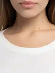 Белый лонгслив, футболка с длинным рукавом, в рубчик, женский
