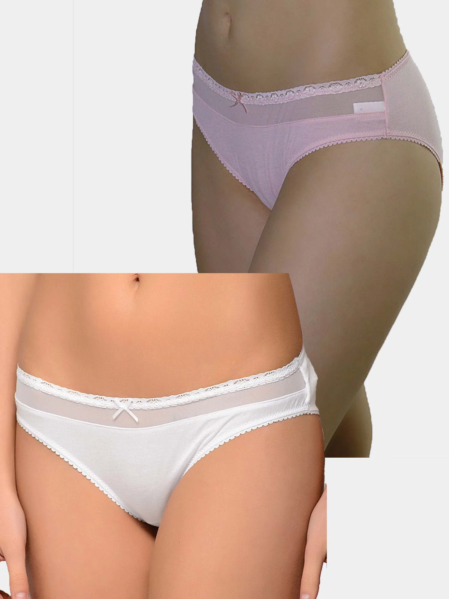Белый трусики Vis-A-Vis Ds1139