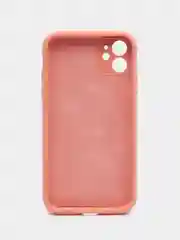 Карамельный чехол Silicone Case iPhone 11 с защитой камеры с бархатной подкладкой