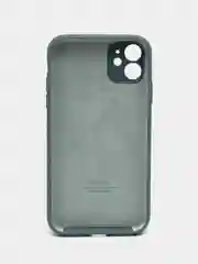 Тёмно-бирюзовый чехол Silicone Case iPhone 11 с защитой камеры с бархатной подкладкой