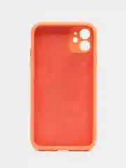 Манго чехол Silicone Case iPhone 11 с защитой камеры с бархатной подкладкой