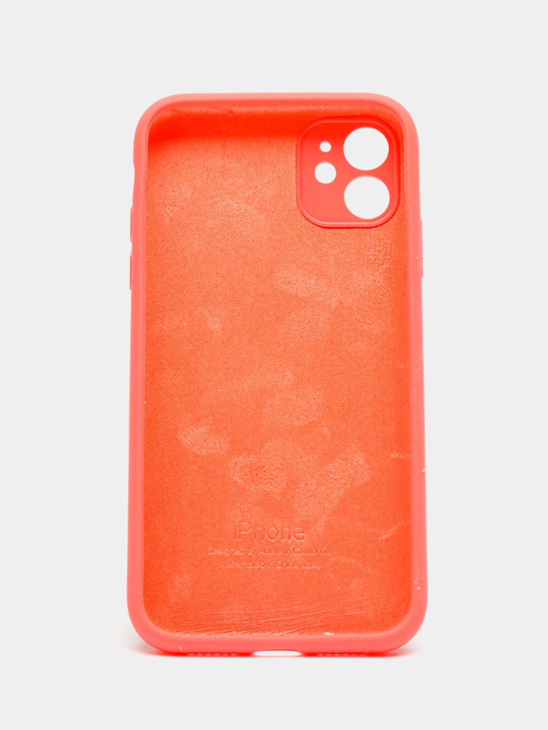 Чехол Silicone Case iPhone 11 с защитой камеры с бархатной подкладкой  купить по цене 51.03 ₽ в интернет-магазине Магнит Маркет