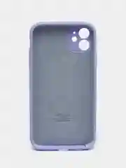 Лавандовый чехол Silicone Case iPhone 11 с защитой камеры с бархатной подкладкой