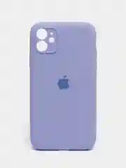 Лавандовый чехол Silicone Case iPhone 11 с защитой камеры с бархатной подкладкой