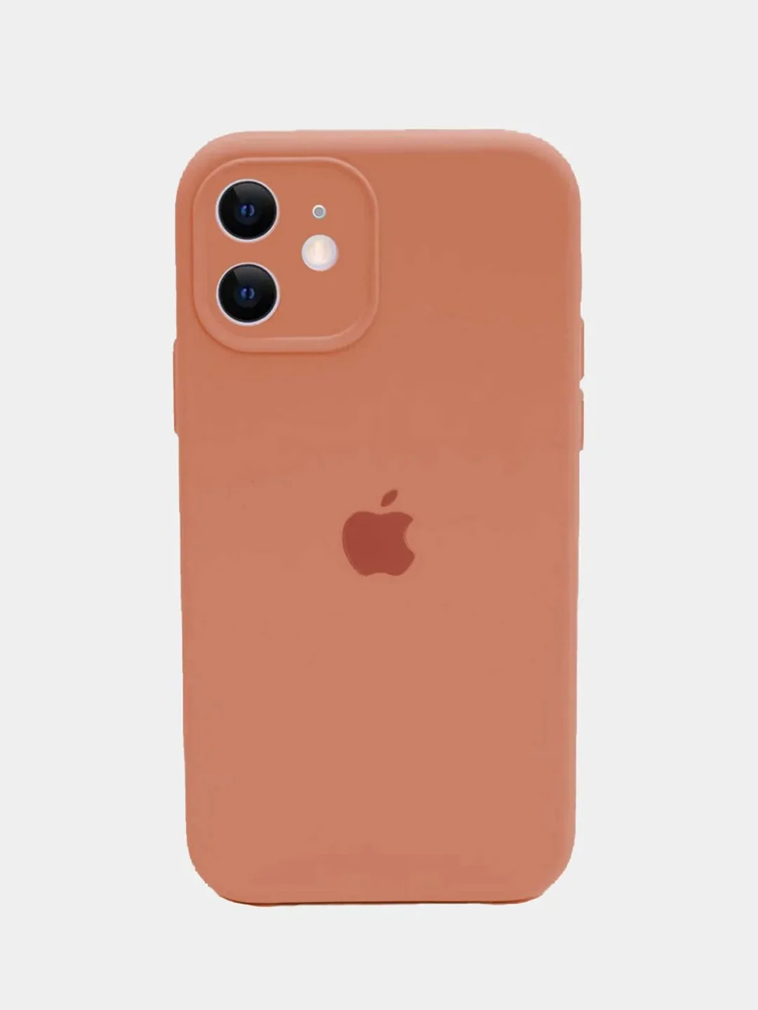 Темно-синий чехол Silicone Case iPhone 11 с защитой камеры с бархатной подкладкой