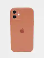 Темно-синий чехол Silicone Case iPhone 11 с защитой камеры с бархатной подкладкой