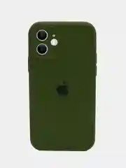 Ледяной чехол Silicone Case iPhone 11 с защитой камеры с бархатной подкладкой
