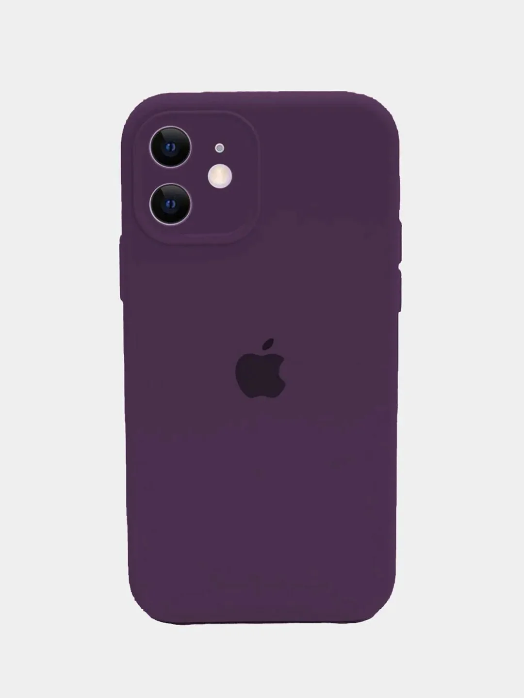 Зеленый чехол Silicone Case iPhone 11 с защитой камеры с бархатной подкладкой